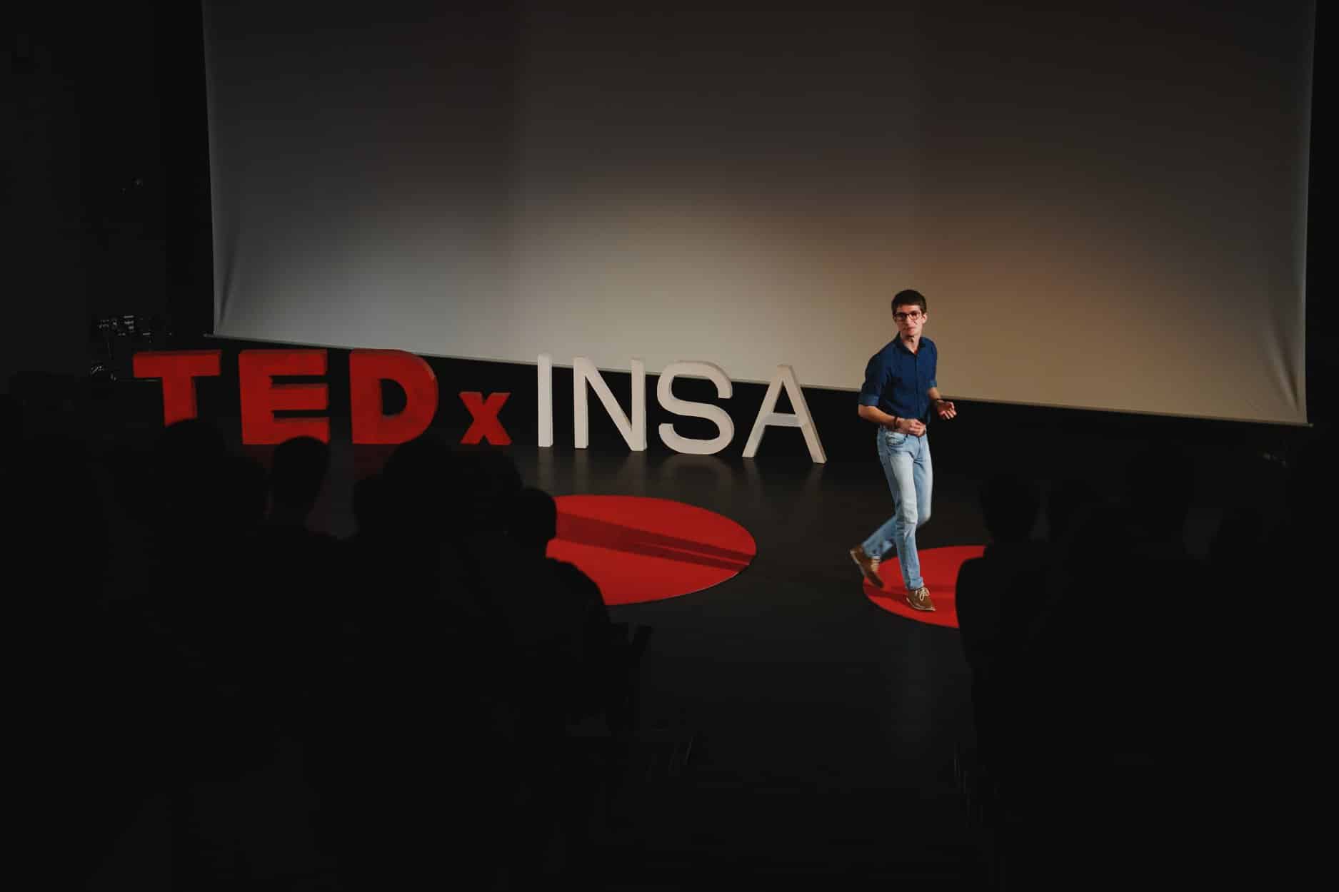 Conférence TEDx - Loïc Garnier au TEDxINSA 2019