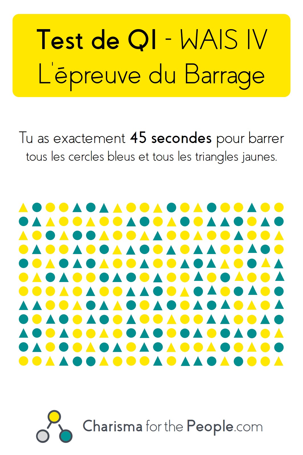 Test WAIS - Test de QI - WAIS 4 - L'épreuve du Barrage 2 Test WAIS 4 - Test de QI - WAIS 4 - L'épreuve du Barrage